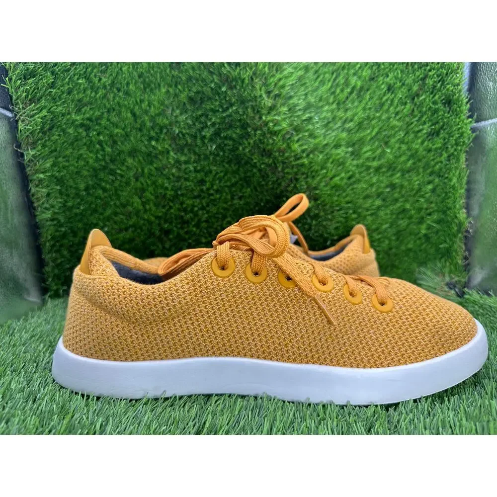 Allbirds Tree Pipers AB004CM110 Casual Sneaker Men's 10 Yellow Knitted Walking